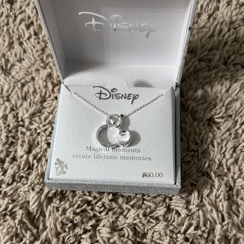 Disney Silver Mickey Mouse Necklace